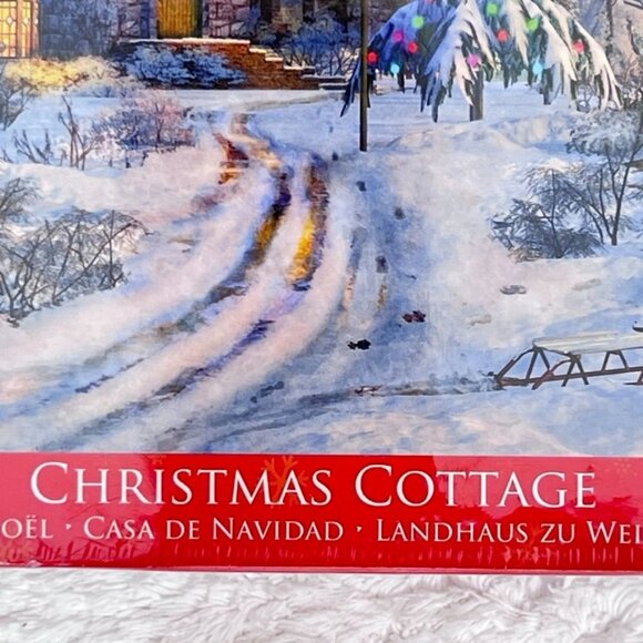 Eurographics 1000 Piece Christmas Cottage Puzzle Chalet De Noel Sealed NEW - Picture 7 of 7